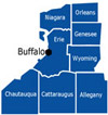 Buffalo & Western New York Map